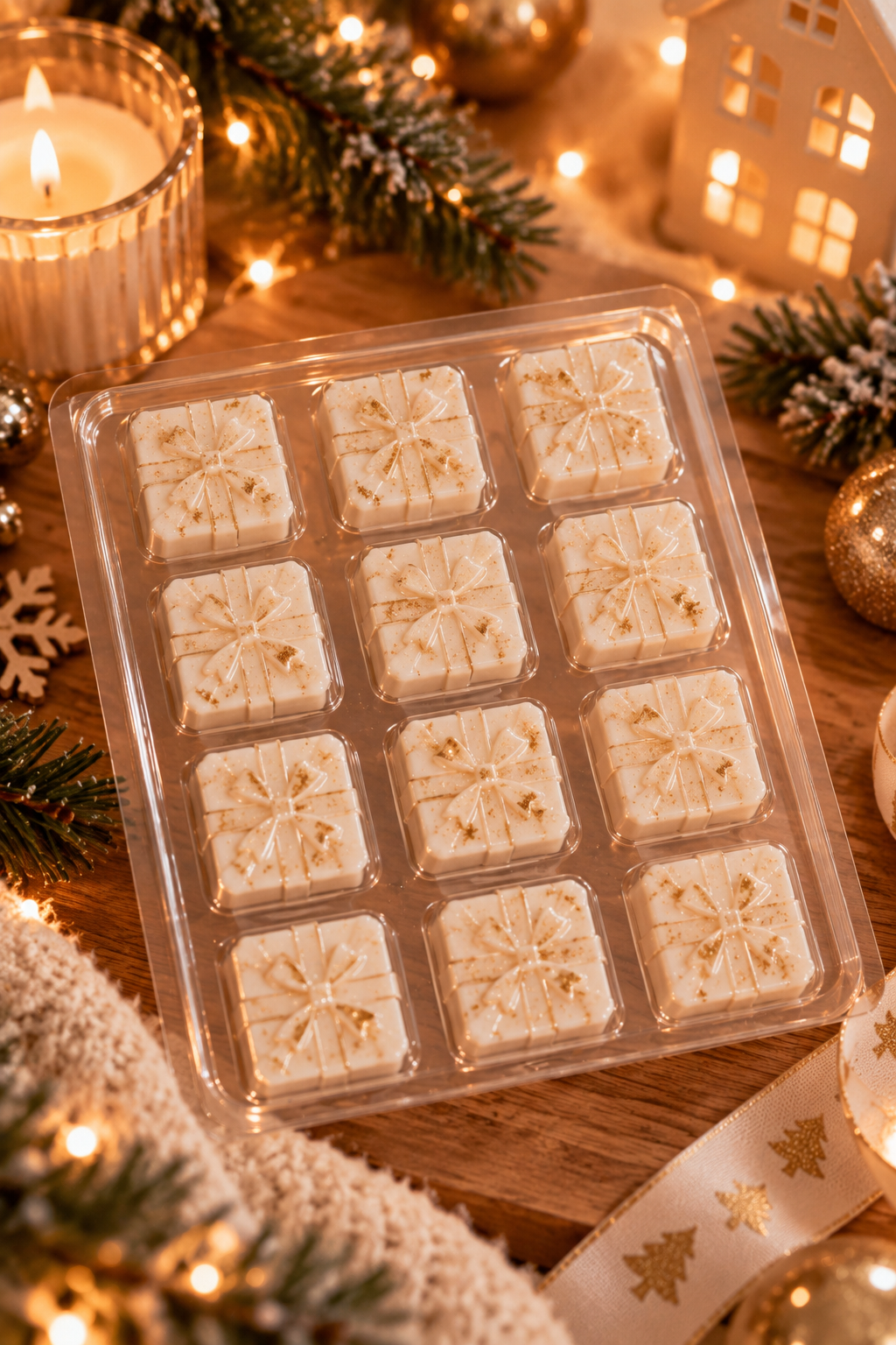 Calendrier de l’Avent fondants parfumés – 12 cases