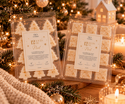 Calendrier de l’Avent fondants parfumés – 12 cases